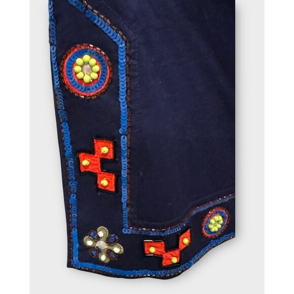 Tory Burch Embellished Tory Tunic Size 2 - Picture 8 of 12